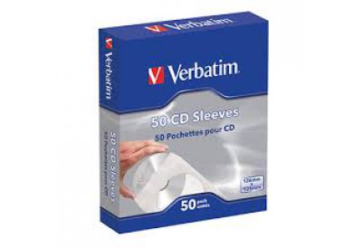 Verbatim CD Single Sleeves 50 in a Pack